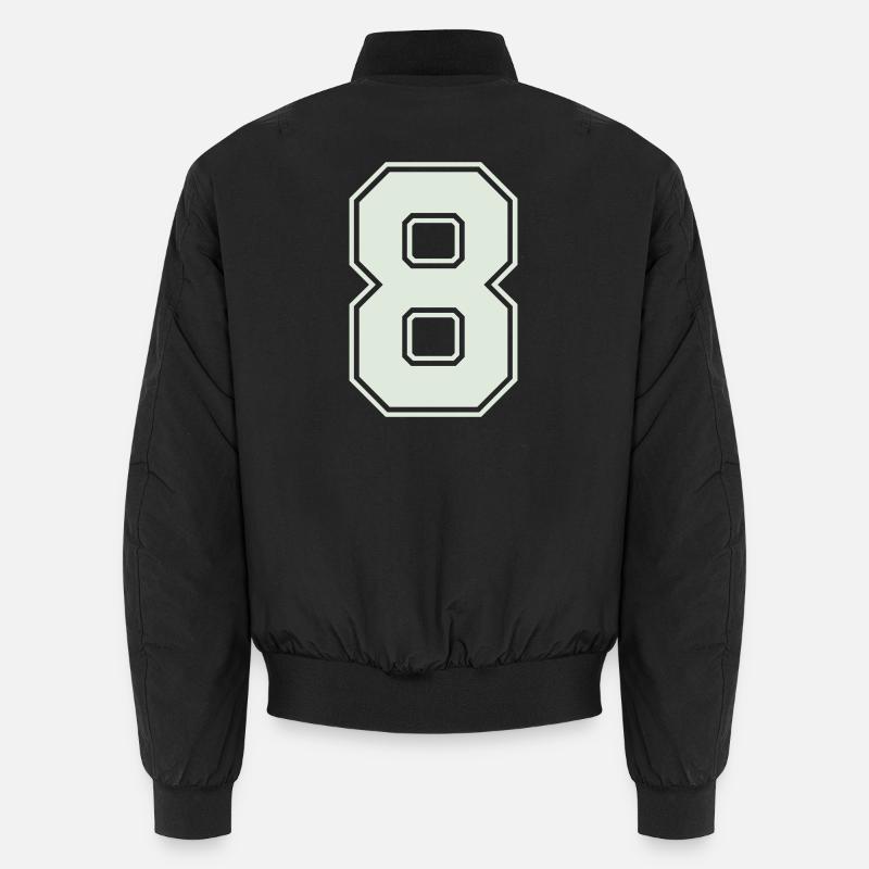 8 - Unisex Bomberjacke - Schwarz