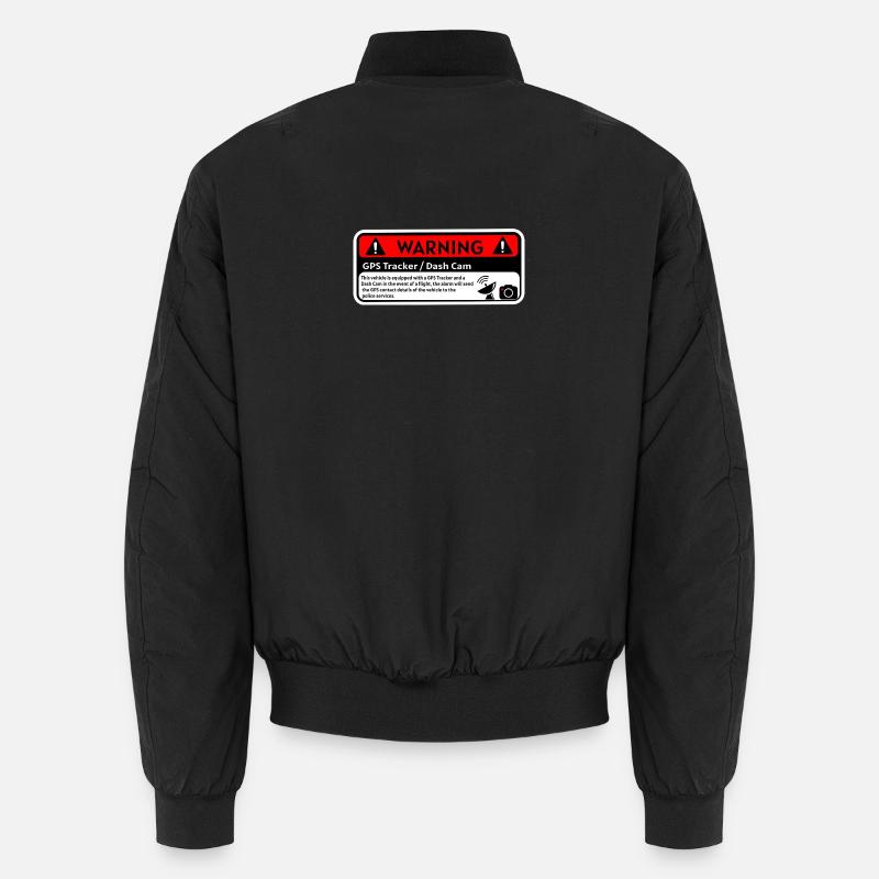 Dashcam GPS-Alarm - Unisex Bomberjacke - Schwarz