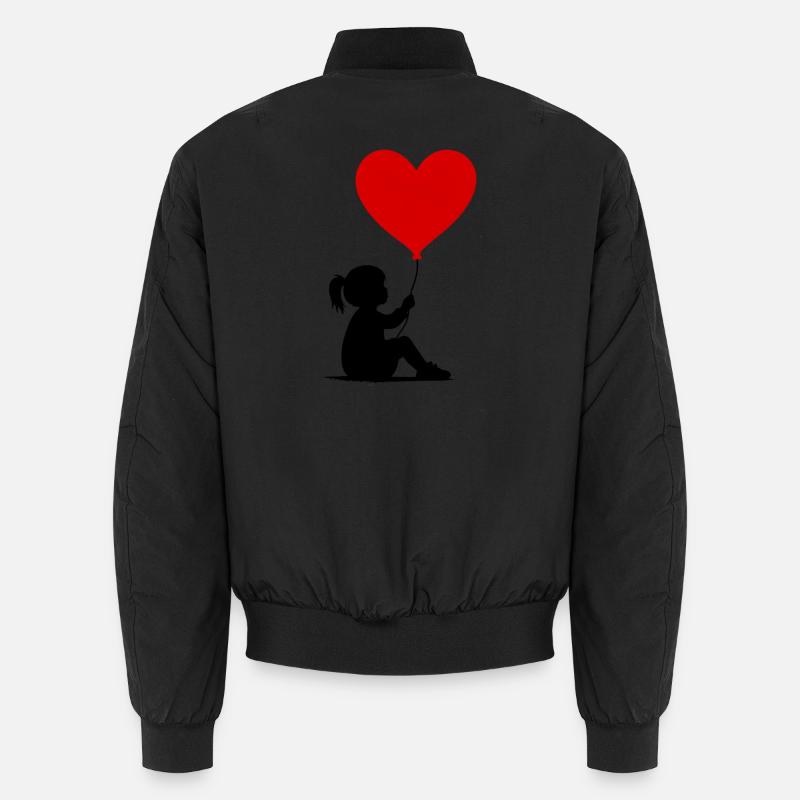 Herzensliebe Unisex Bomberjacke