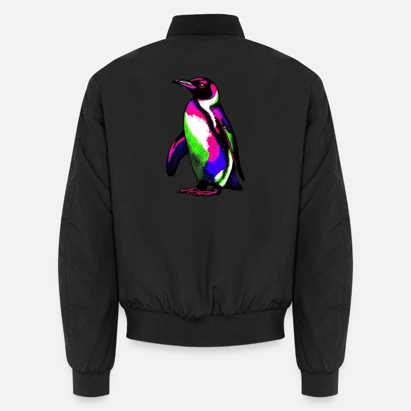 Pingouin - Bomber unisexe - noir