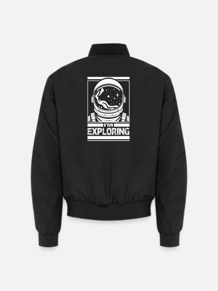 J’explore - Bomber unisexe - noir