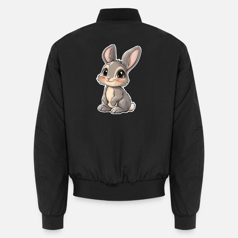 Hase - Unisex Bomberjacke - Schwarz