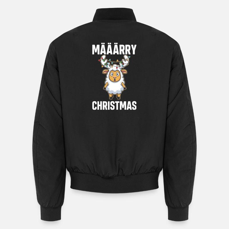 Lama de Noël Määärry Bomber unisexe