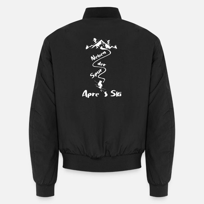 Skifahrer Unisex Bomberjacke