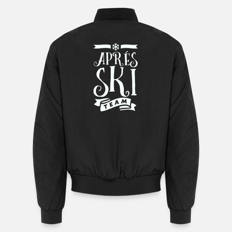 Après Ski Team  - Unisex Bomberjacke - Schwarz