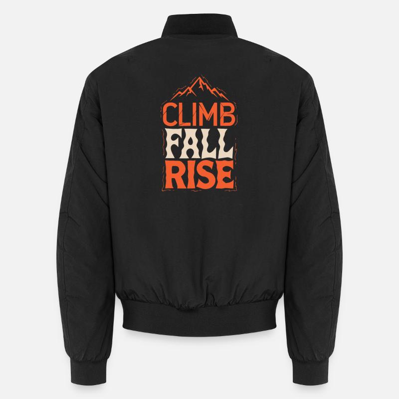 Mountain Climbing and Ascent Unisex Bomber Jacket