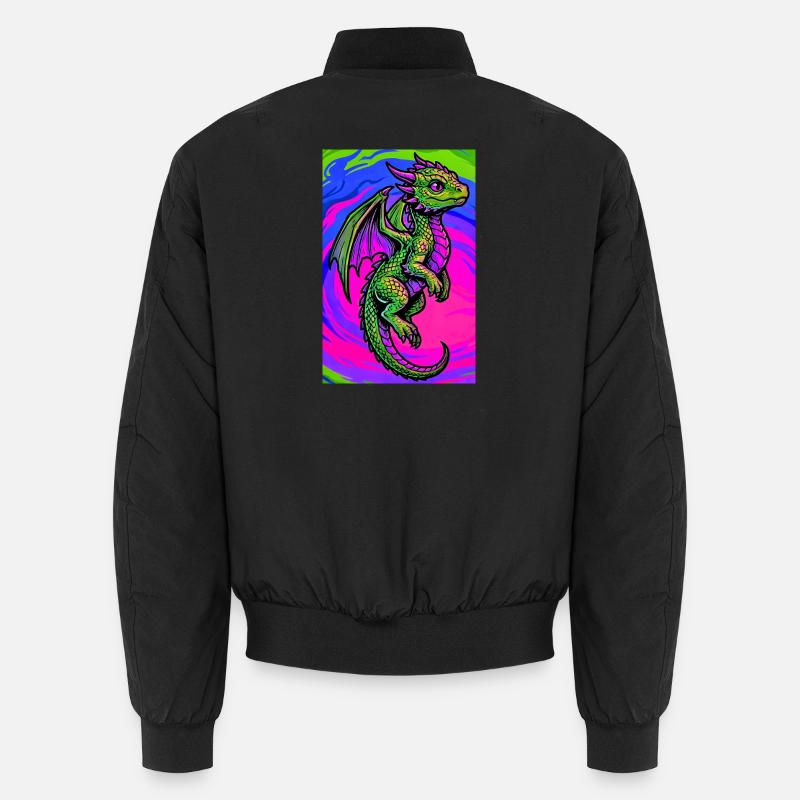 dragon - Unisex Bomber Jacket - black