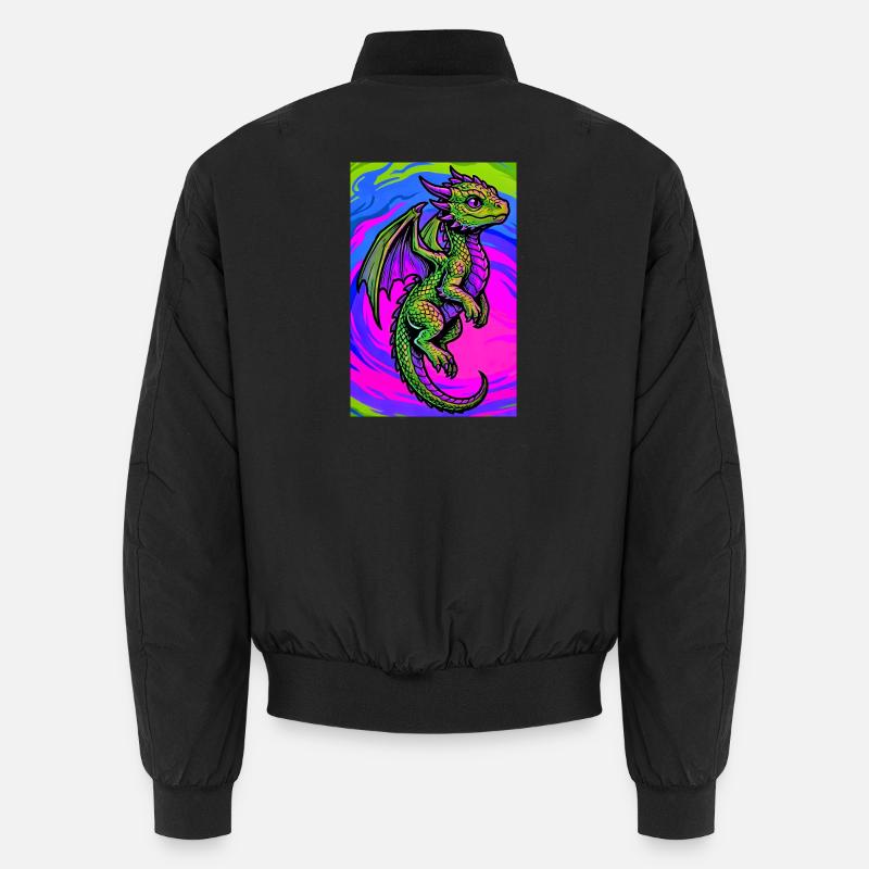 dragon - Unisex Bomber Jacket - black