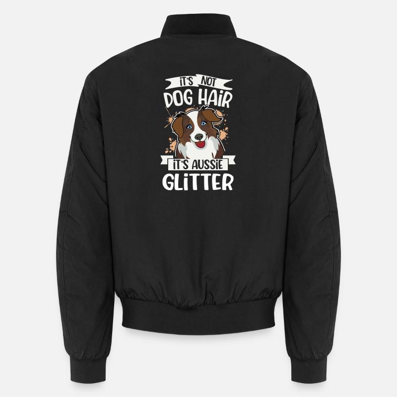 Australian Shepherd - Bomber unisexe - noir