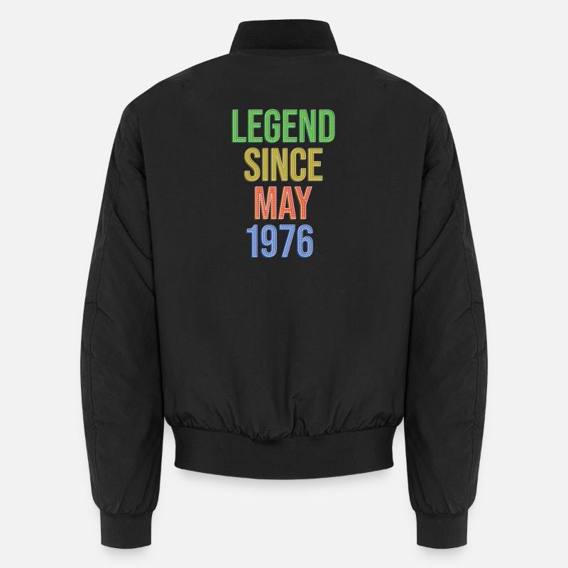 Legend Since May1976 - Unisex Bomber Jacket - black
