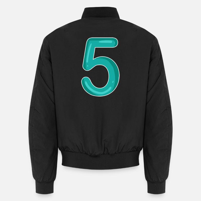 5 - Bomber unisexe - noir