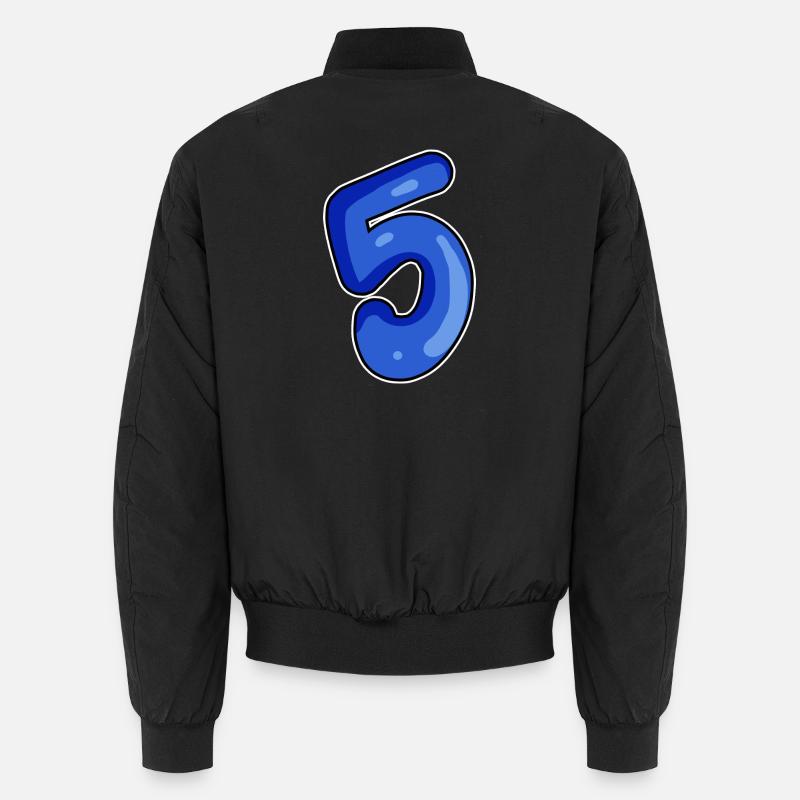 Numéro 5 Numéro Bleu Bomber unisexe