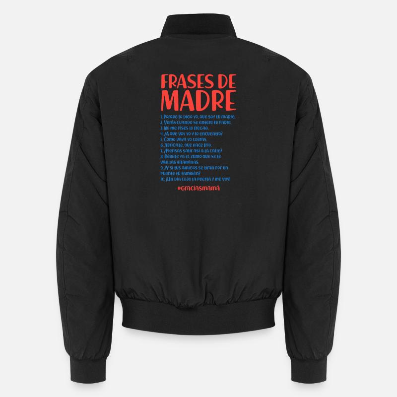 Zitate der Mutter Unisex Bomberjacke
