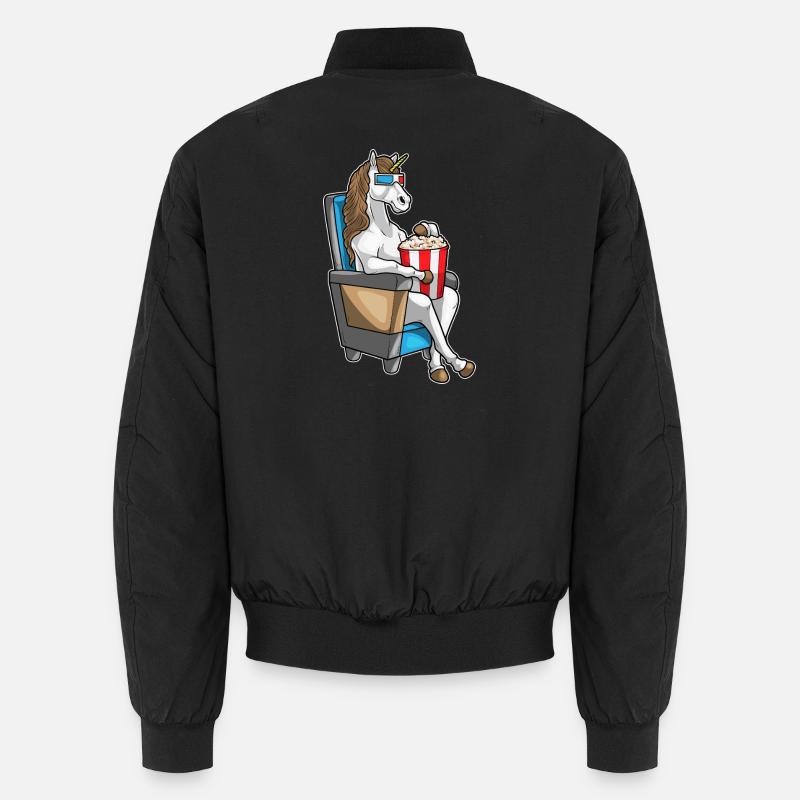 Licorne Cinéma Popcorn Bomber unisexe