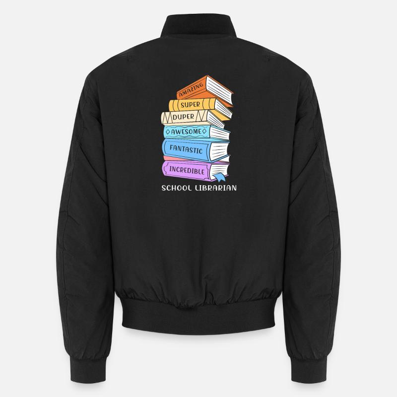 Reading Library Bookworm Unisex Bomber Jacket
