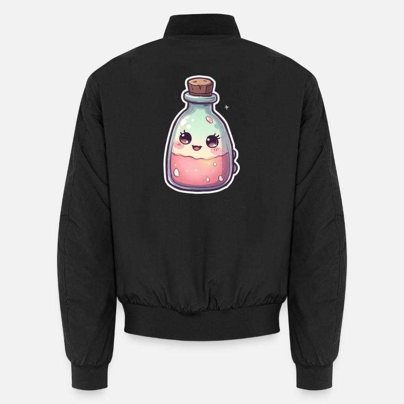 Cute kawaii cake potion bottle Unisex Bomber Jacket