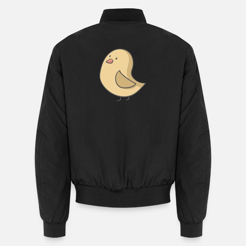 Vogel - Unisex Bomberjacke - Schwarz