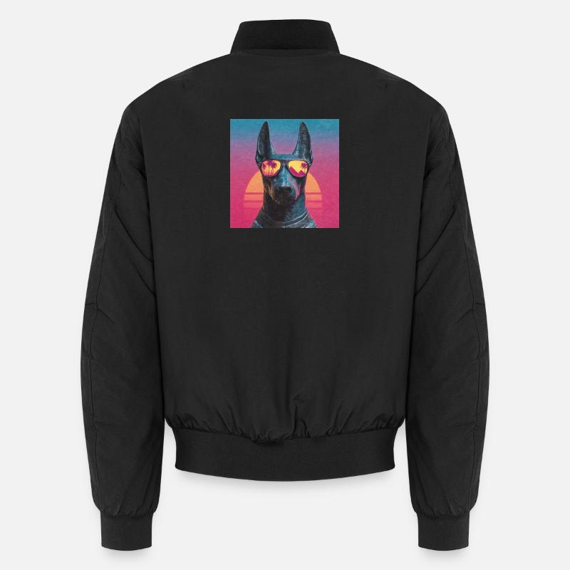 Anubis Synthwave - Dieu en vacances Bomber unisexe