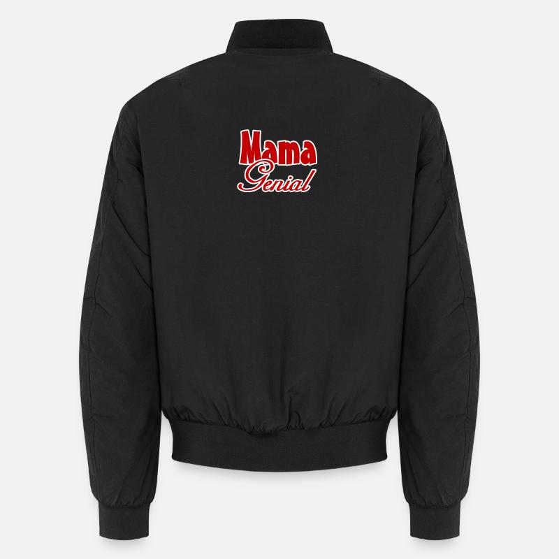 Mama Genial Mutter Muttertag Familie Geschenk Unisex Bomberjacke