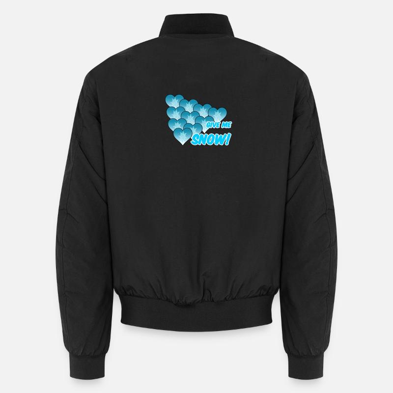 Snow Winter Schnee Schnee Unisex Bomberjacke