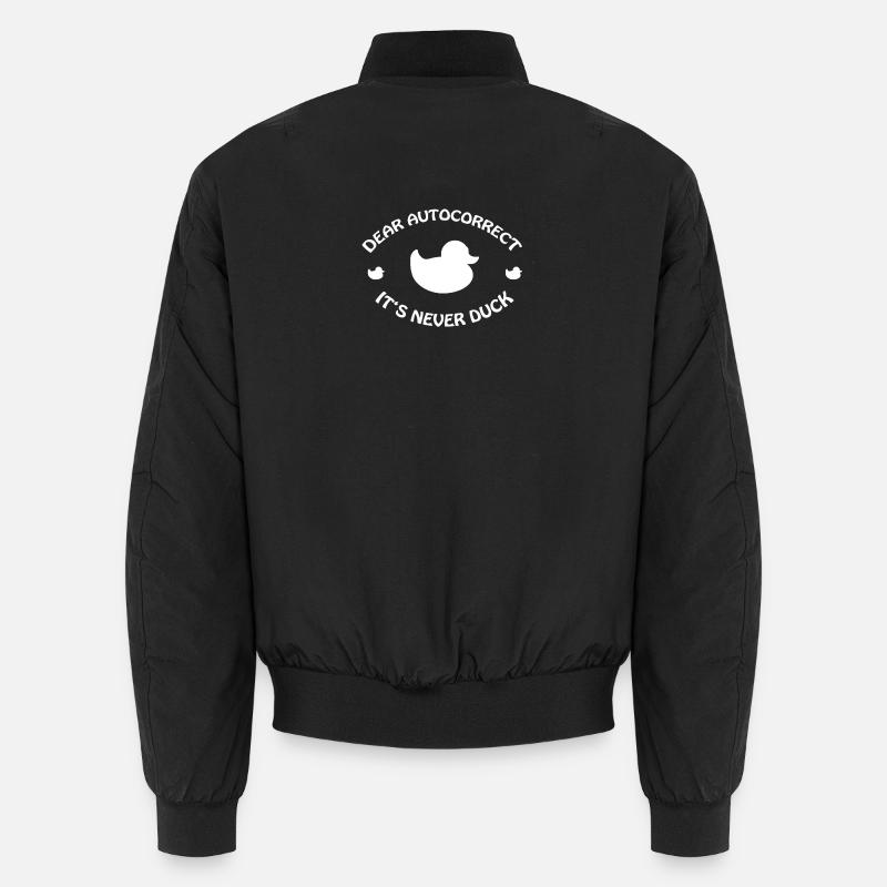 Duck - Unisex Bomber Jacket - black
