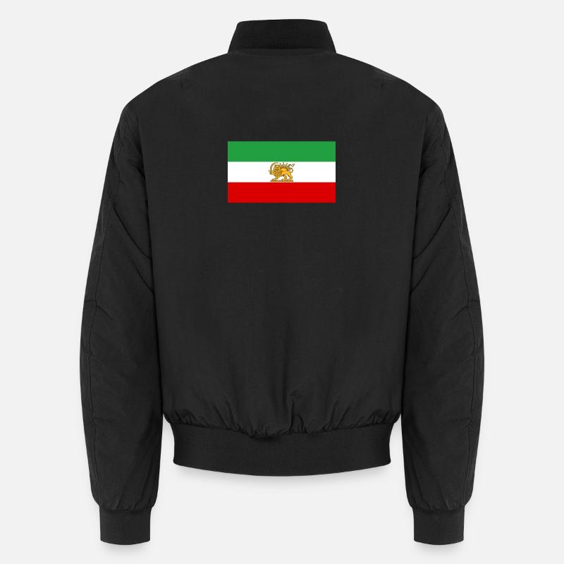 Lion and Sun Iran Flag Unisex Bomberjacke