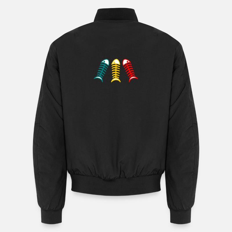 SARDINE. FISH. APRIL FOOLS. EASTER. SEA Unisex Bomber Jacket