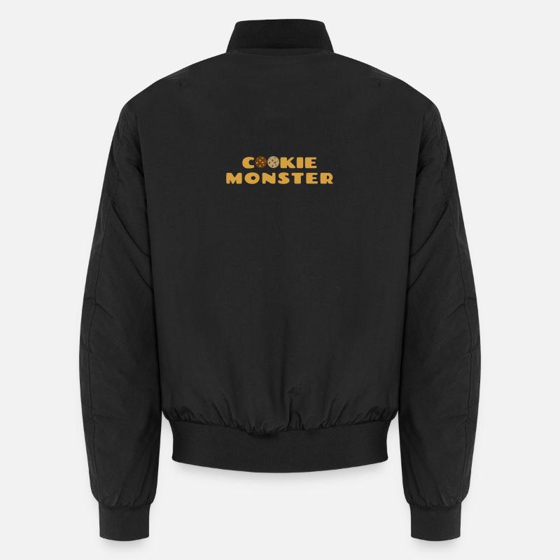 Keks Monster - Unisex Bomberjacke - Schwarz