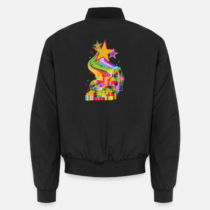 Weihnachtsgeschenke von den Sternen LGTB Unisex Bomberjacke