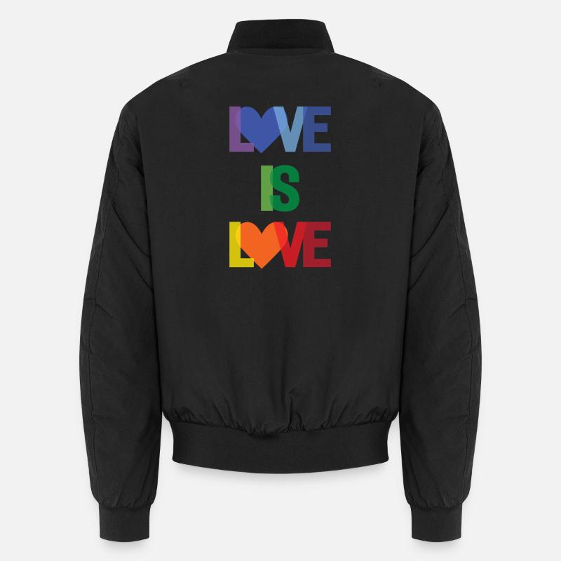 Pride Month - Liebe ist Liebe Unisex Bomberjacke