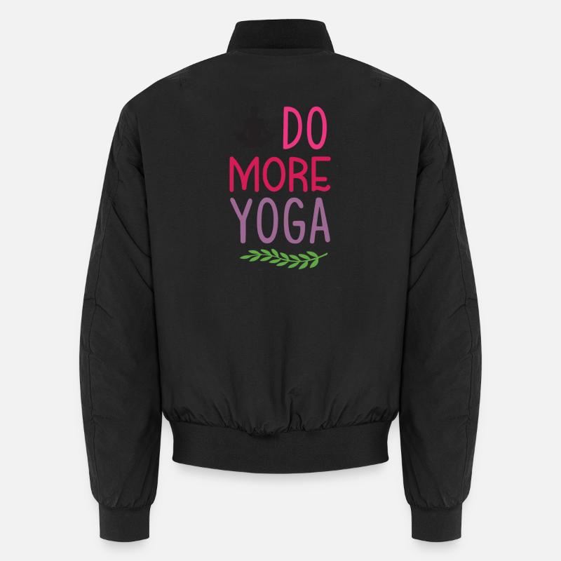 Faites plus de yoga Bomber unisexe