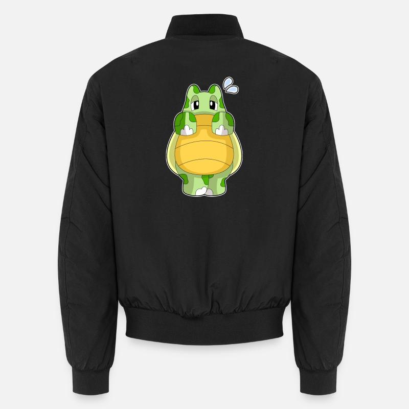 Turtle Shy - Unisex Bomber Jacket - black