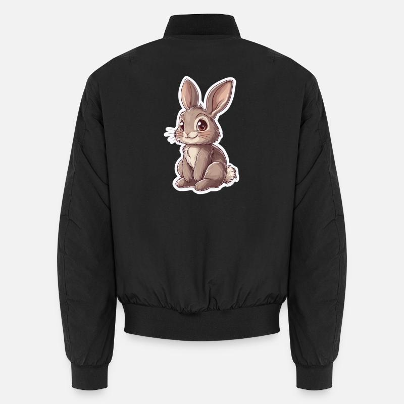 Hare - Unisex Bomber Jacket - black