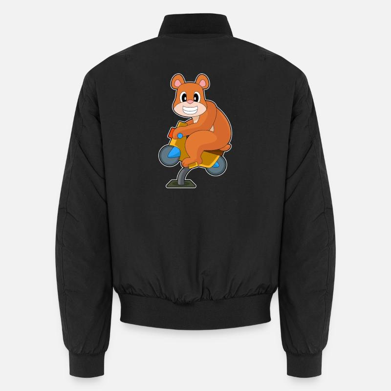 Bär Motorrad - Unisex Bomberjacke - Schwarz