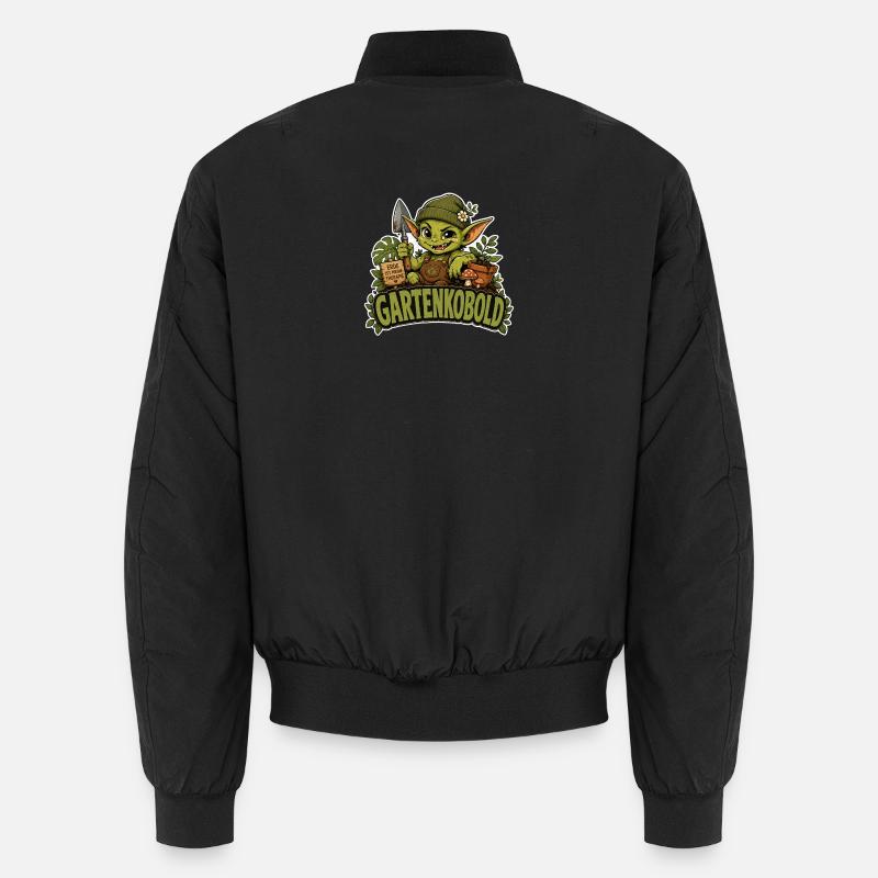 Gartenkobold - Unisex Bomberjacke - Schwarz