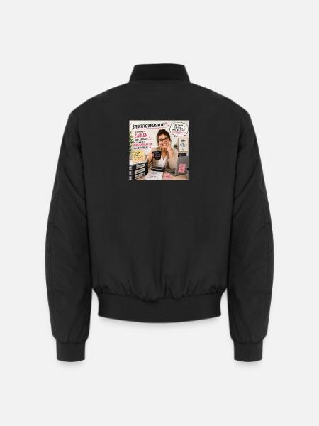 Steuerheldin Zahlen Steuerfachangestellte  - Unisex Bomberjacke - Schwarz