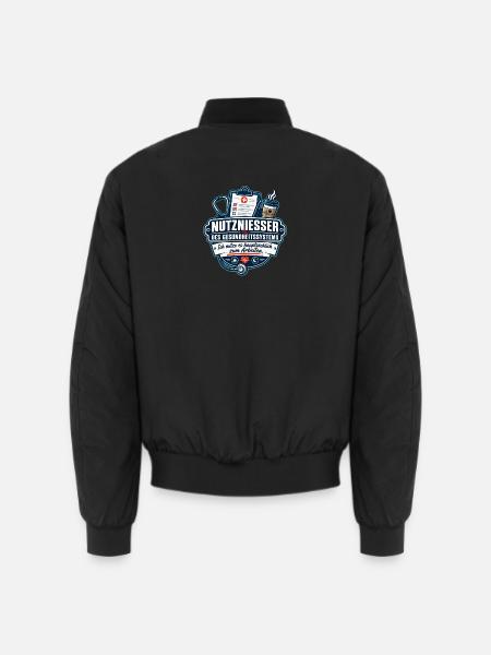 Nutznießer des Gesundheitssystems - Unisex Bomberjacke - Schwarz