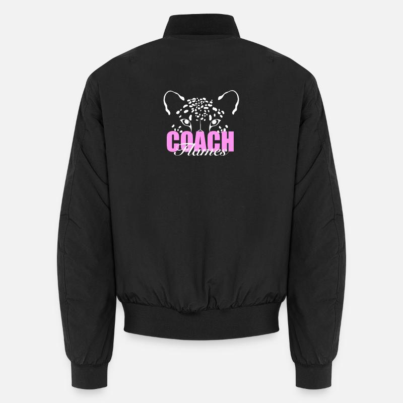 Flames Coaches T-Shirt - Unisex Bomber Jacket - black