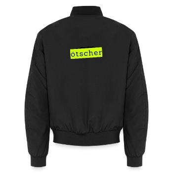 Ötscher - Montagne en Autriche - Bomber unisexe - noir - Dos - AI Model Male 185 light (185cm)