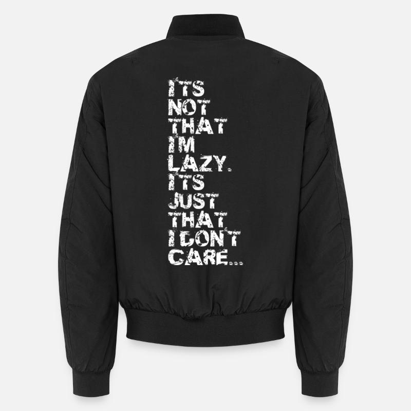 I'm not Lazy v2 Unisex Bomberjacke