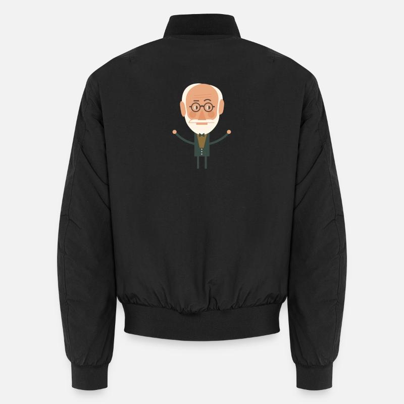 sigmund freud - Unisex Bomberjacke - Schwarz