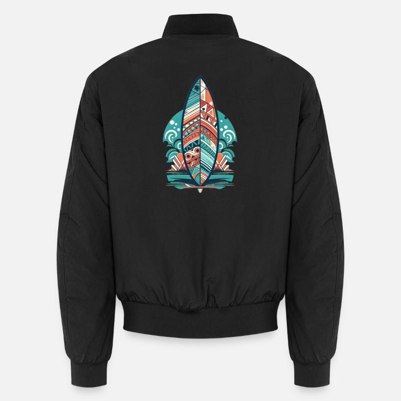 Surfbrett Unisex Bomberjacke