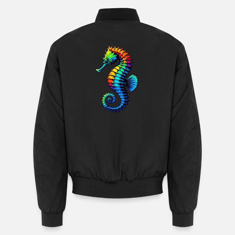 Seepferdchen Unisex Bomberjacke