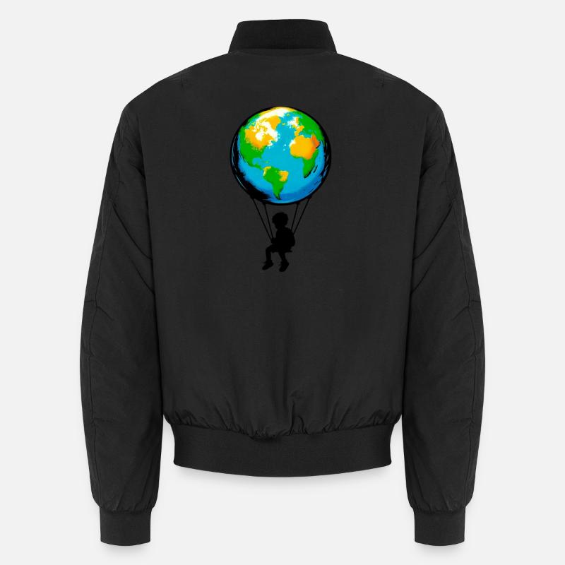 Planète Terre Bomber unisexe