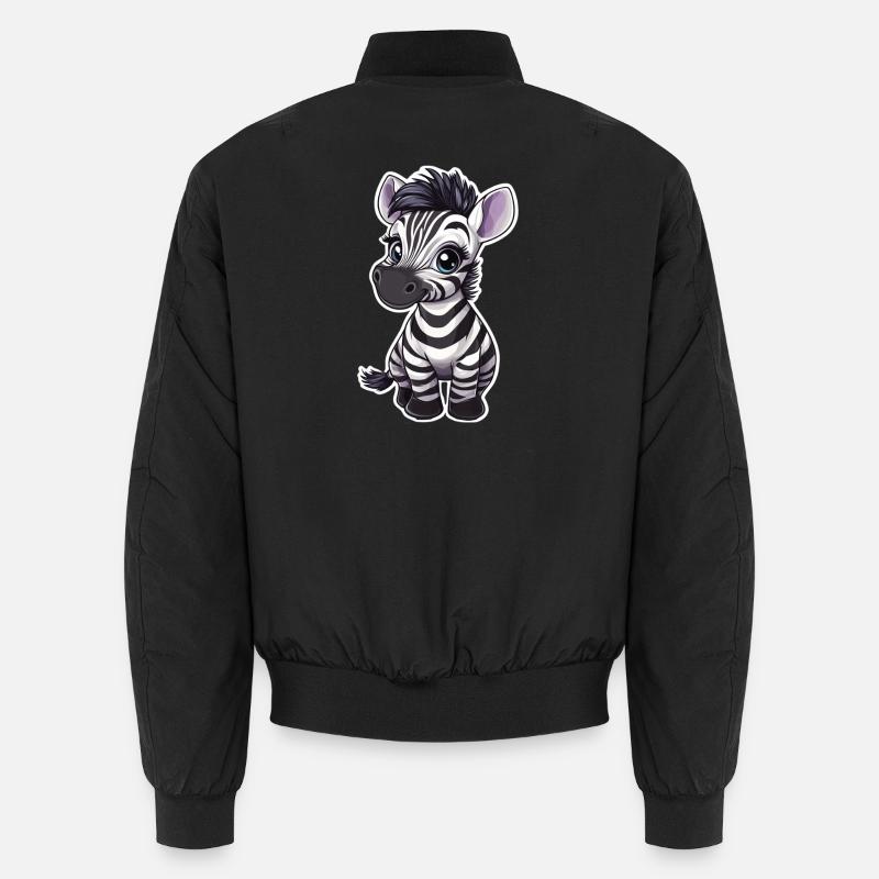 Zèbre Bomber unisexe