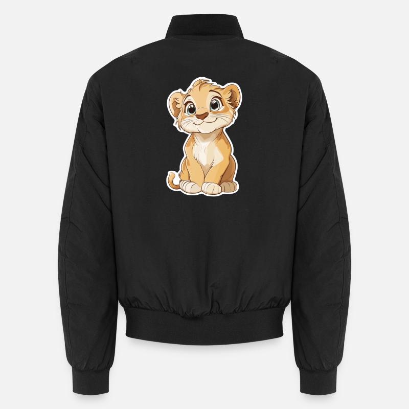 Löwe Unisex Bomberjacke