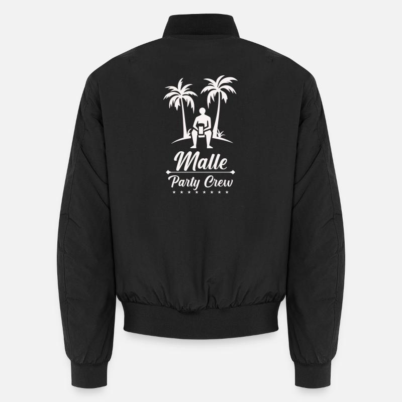 Vacances à la plage Malle Party Crew Bomber unisexe