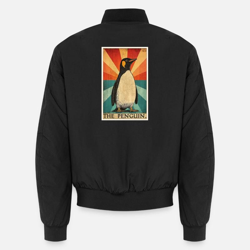 Penguins Penguin - Unisex Bomber Jacket - black