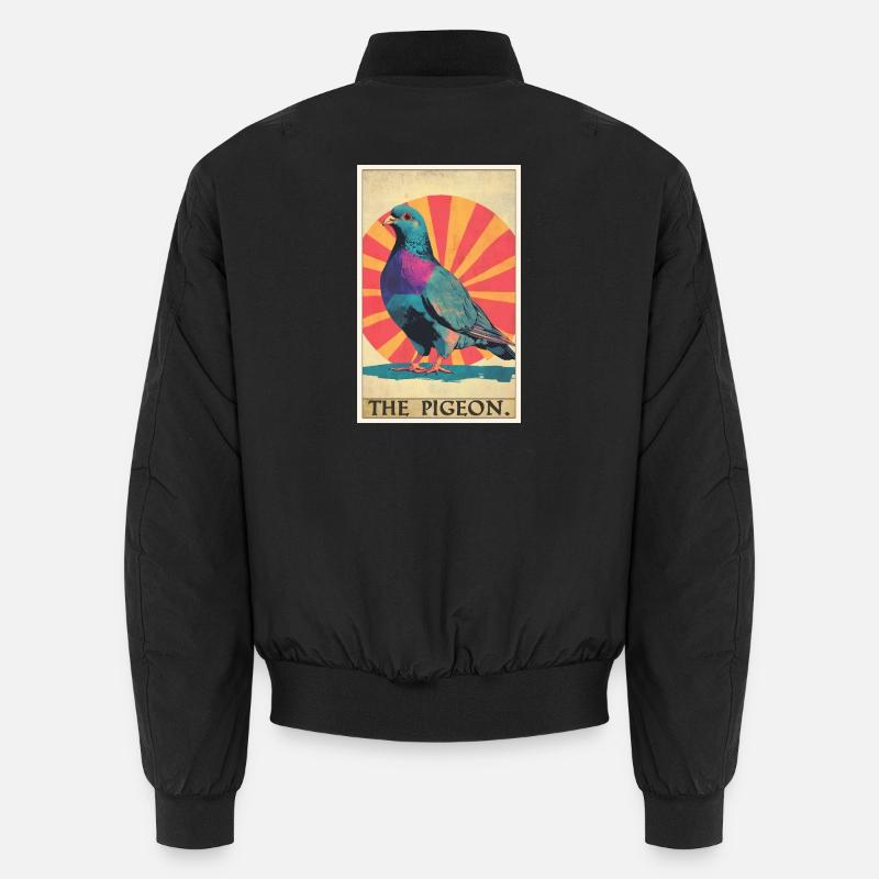 Tauben Taube Unisex Bomberjacke