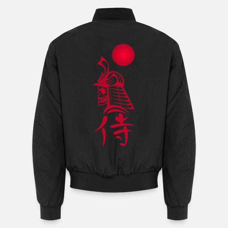 Phantomsamurai und Rote Sonne Unisex Bomberjacke
